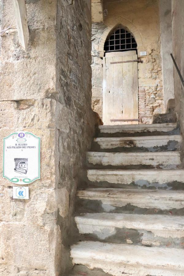 Ferienwohnung La Casa Del Teatro Campiglia dʼOrcia Exterior foto